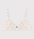 Girls' Floral Cotton and Elastane Padded Bra
