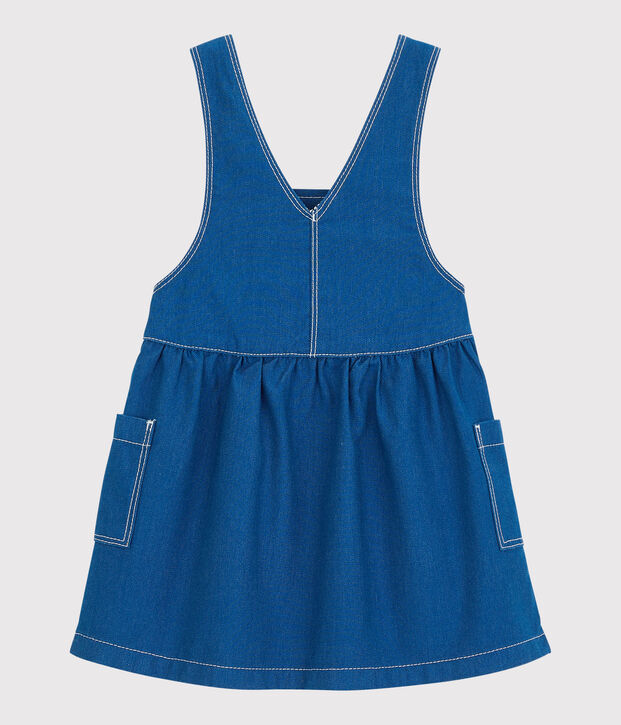Babies' Cotton Dress blue