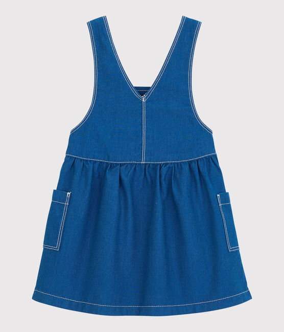Babies' Cotton Dress MAJOR blue