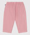 Babies' plain soft trousers CHARME pink