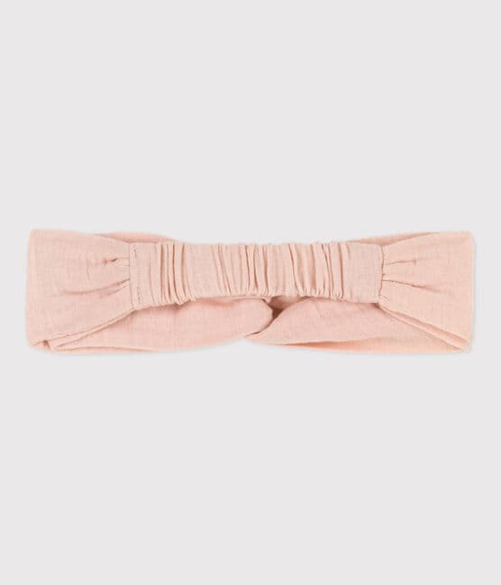 Babies' Pink Cotton Gauze Headband SALINE pink