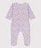 Floral Cotton Sleepsuit MARSHMALLOW white/MULTICO white