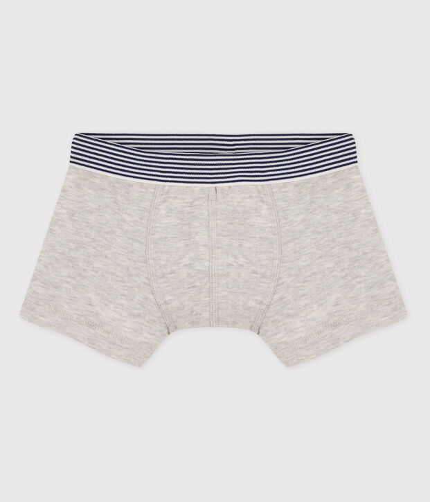 Boys' Cotton Boxer Shorts grey