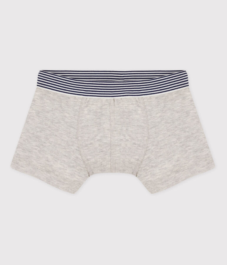 Boys' Cotton Boxer Shorts grey