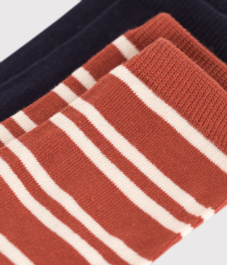 Children's Stripy Cotton Socks - 2-Pack variante 1