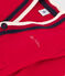 Boys' fleece cardigan CORRIDA red