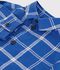 Babies' checked flannel shirt blue/ecru