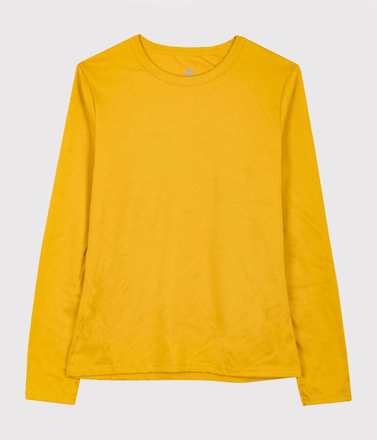 Women's Sea Island cotton T-shirt BOUDOR yellow
