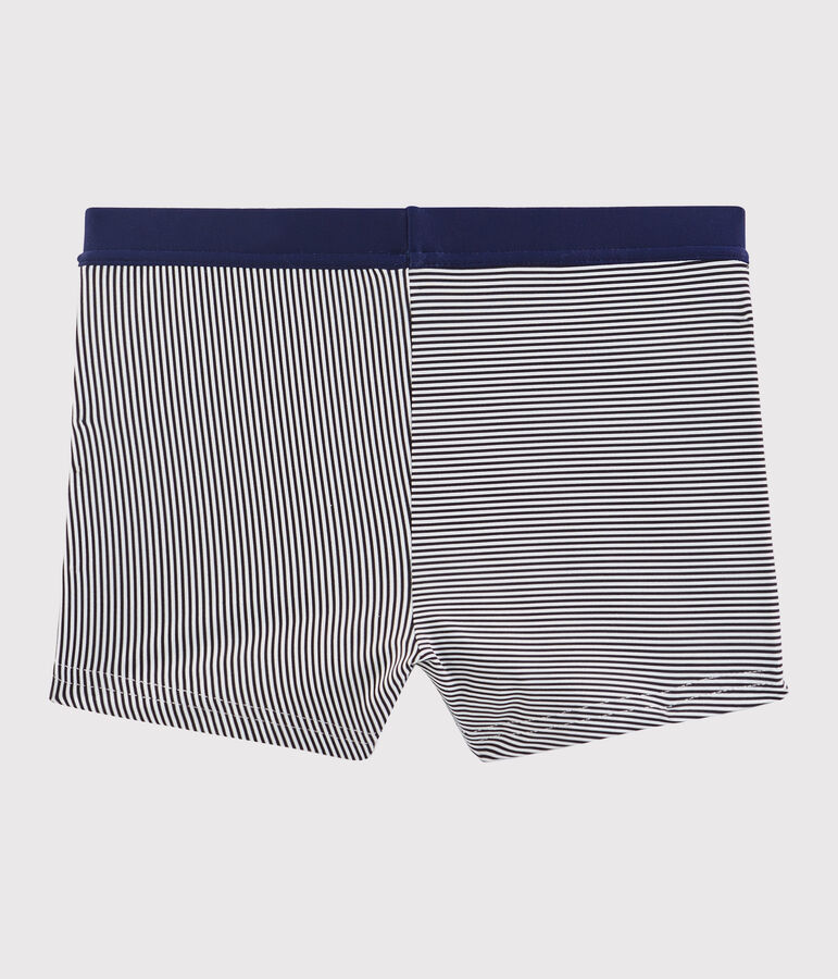 Boys' Swimming Trunks blue/white