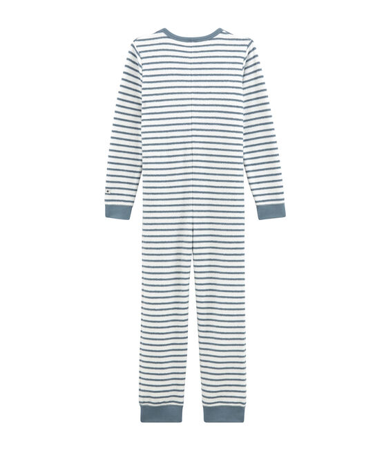 Little boy's loungewear onesie MARSHMALLOW white/ASTRO blue
