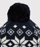 Girls' /Boys' Ski Hat SMOKING blue/MARSHMALLOW white