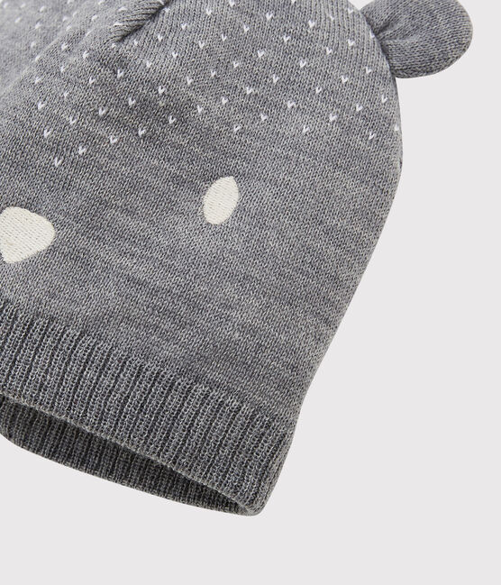 Babies' Knitted Hat SUBWAY CHINE grey