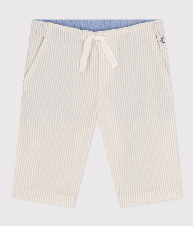 Bermuda Shorts beige/white