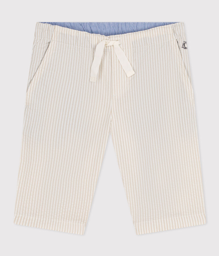 Bermuda Shorts beige/white