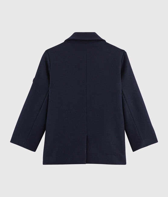 Boys' woollen reefer SMOKING blue