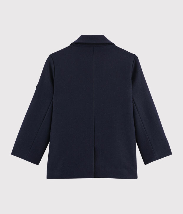 Boys' woollen reefer blue