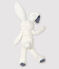 Sherpa Bow Tie Bunny Comforter MARSHMALLOW white