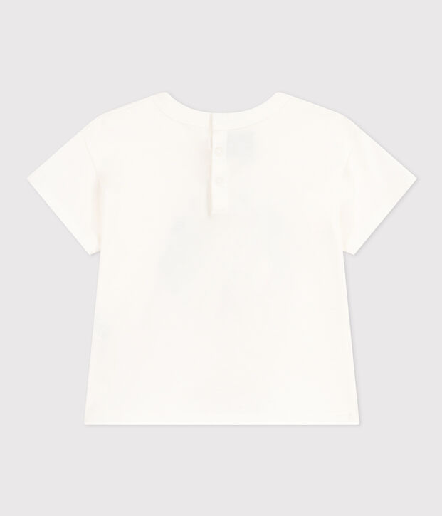 Babies' Short-Sleeved Lightweight Jersey T-Shirt white