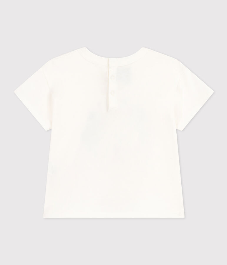 Babies' Short-Sleeved Lightweight Jersey T-Shirt white