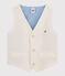 Boys' Sleeveless Jacket BEIGE beige/MARSHMALLOW white