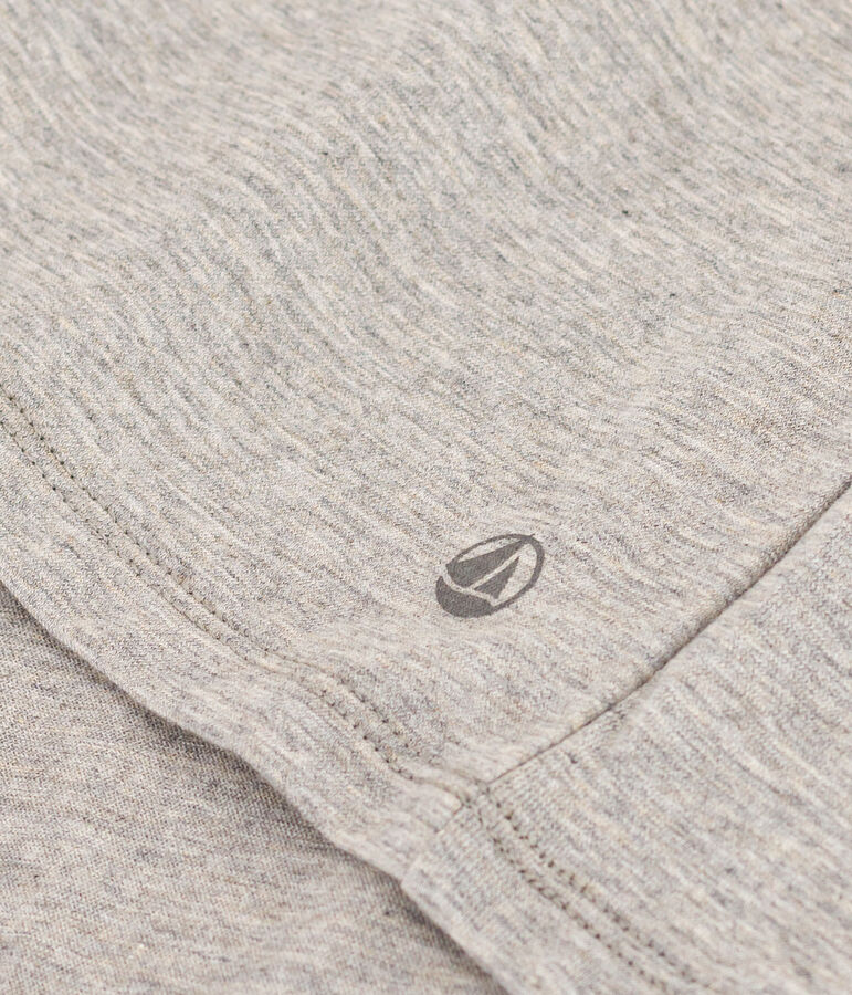 Women's Straight V-Neck Cotton T-Shirt grey