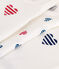 Babies' sleeveless stripy heart-pattern cotton bodysuits - 3-Pack variante 1