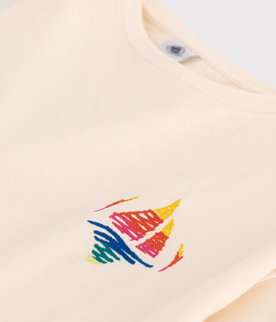 Women's Boxy Cotton T-Shirt AVALANCHE Ecru