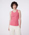 Women's Iconic cotton tank top PEONIA pink