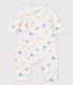Babies' Organic Tube Knit Print Long Playsuit