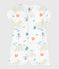 Babies' short Opera print cotton jumpsuit white/multicolor