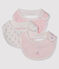 Baby Girls' Rib Knit Bibs - 3-Piece Set variante 1