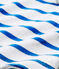 Baby girl's long-sleeved striped T-shirt MARSHMALLOW white/PERSE blue