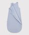 Babies' 3 TOG plain velour sleeping bag POLAIRE