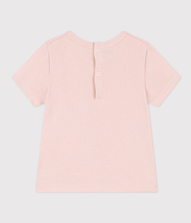 Babies' Cotton Short-Sleeved T-Shirt pink