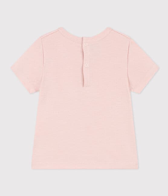Babies' Cotton Short-Sleeved T-Shirt SALINE pink
