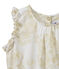 Girl's sleeveless print dress MARSHMALLOW white/MULTICO white