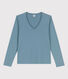 Women's Straight Cotton V-Neck T-Shirt