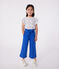 Children's short-sleeved floral cotton T-shirt MARSHMALLOW white/MULTICO white