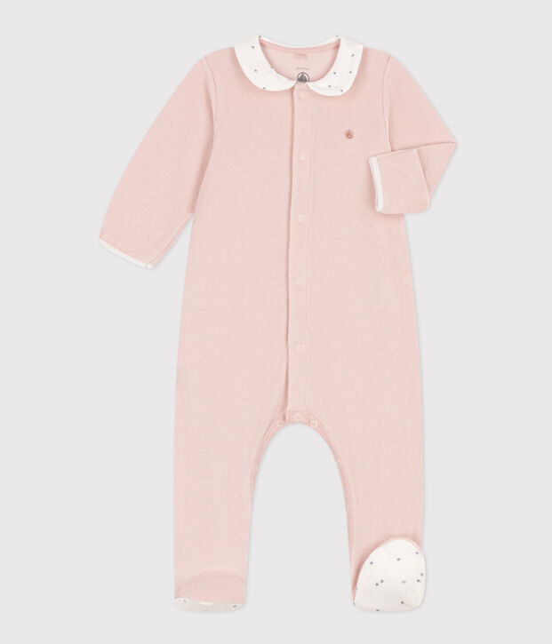 Babies' Velour Pyjamas pink