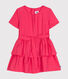 Girls' short-sleeved dress