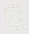 Children's floral print short cotton pyjamas white/multicolor