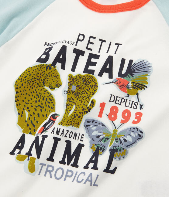 Boys' Pyjamas MARSHMALLOW white/MULTICO white
