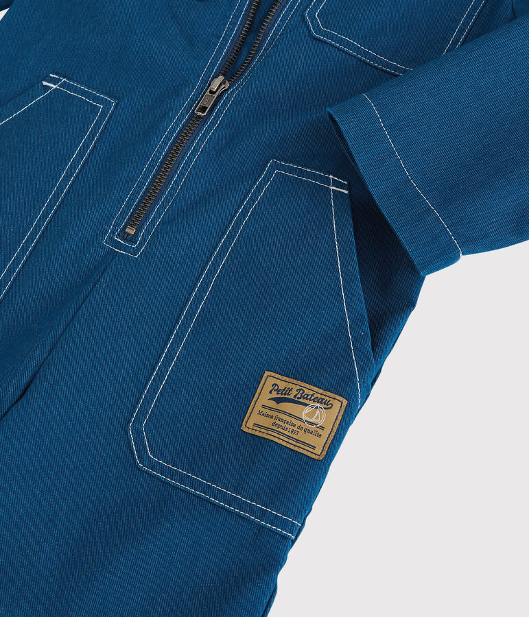 Unisex Serge Denim Jumpsuit blue