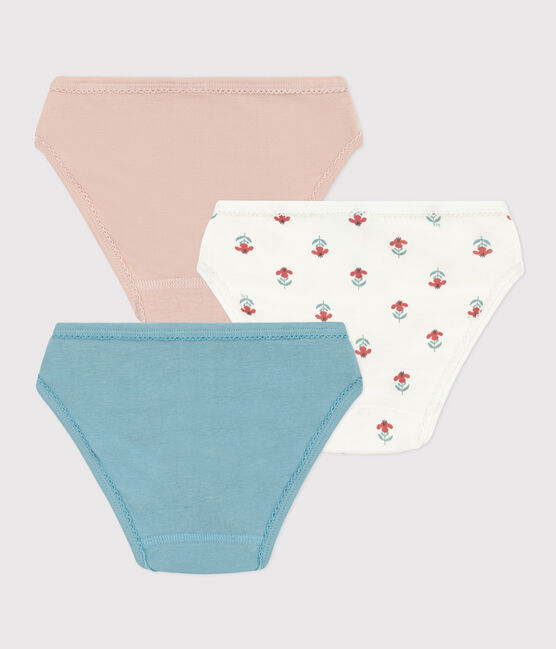 Girls' Floral Cotton Briefs - Pack of 3 variante 1
