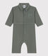 Babies' Fine Velour Jumpsuit