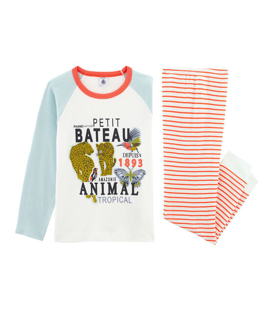 Boys' Pyjamas MARSHMALLOW white/MULTICO white