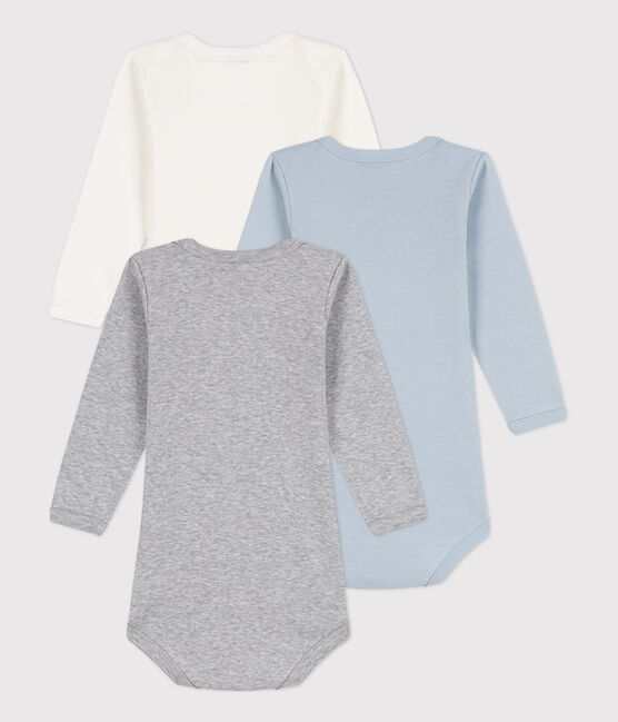 Babies' Long-Sleeved Cotton Bodysuits - 3-Pack variante 1