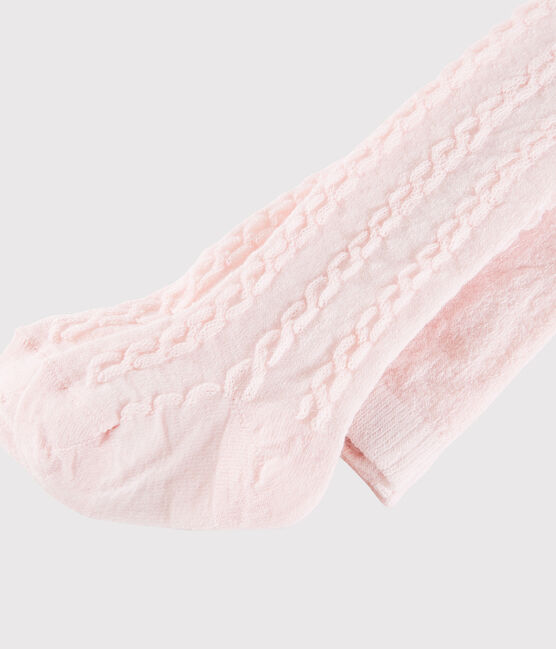Baby girl's woollen tights MINOIS pink