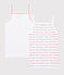 Petit Bateau "Je t'aime" Girls' Strappy Tops - 2-Pack variante 1
