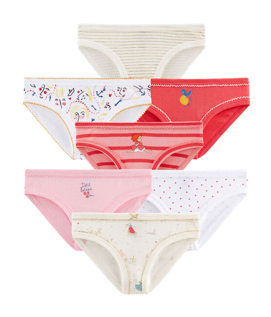 Surprise pack of 7 pairs of pants for girls variante 1